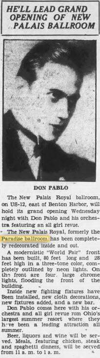 Paradise Ballroom - 15 SEP 1936 ARTICLE